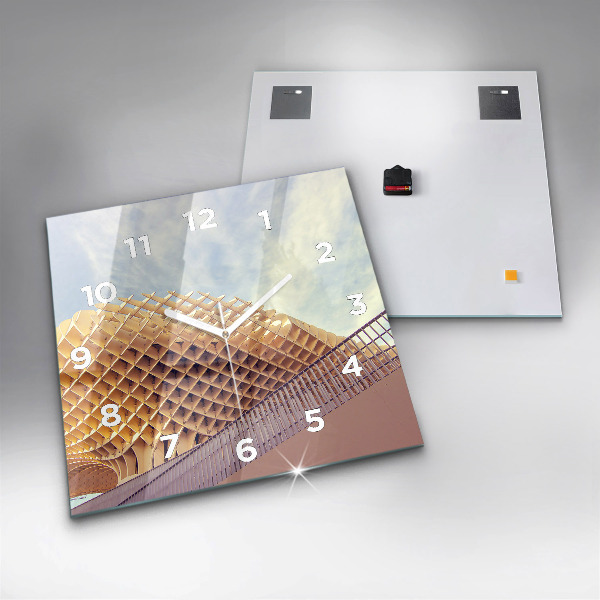 Zegar ścienny kwadratowy Punkt widokowy w Sewilla