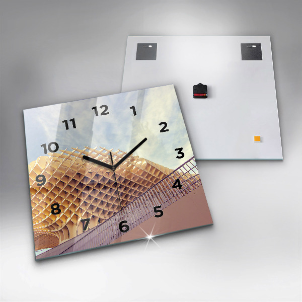 Zegar ścienny kwadratowy Punkt widokowy w Sewilla
