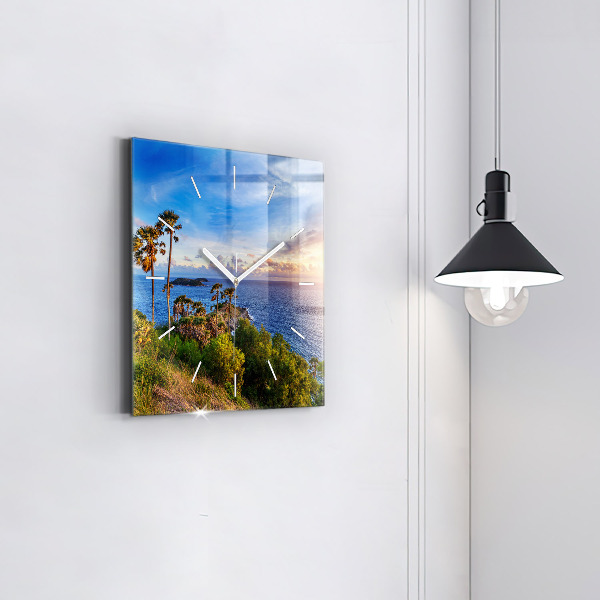 Kwadratowy zegar Phuket w Tajlandii