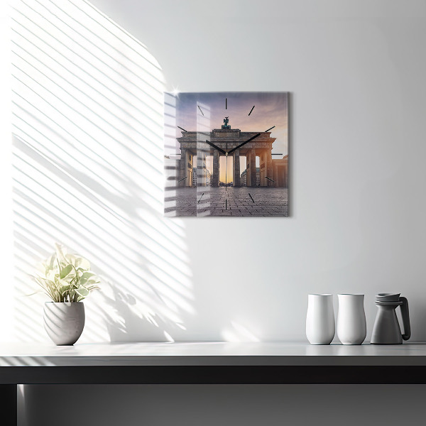 Kwadratowy zegar Brama Brandenburska