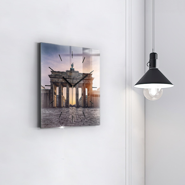 Kwadratowy zegar Brama Brandenburska