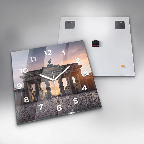 Kwadratowy zegar Brama Brandenburska