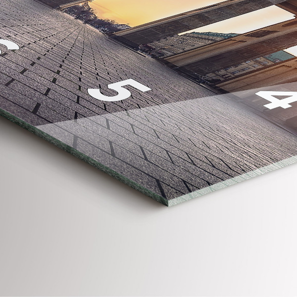 Kwadratowy zegar Brama Brandenburska