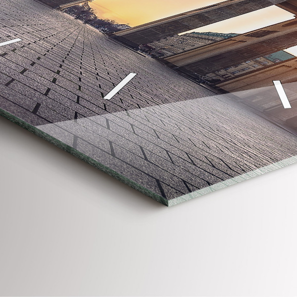 Kwadratowy zegar Brama Brandenburska