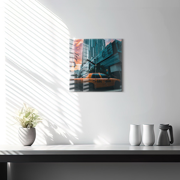 Kwadratowy zegar Miami na Florydzie