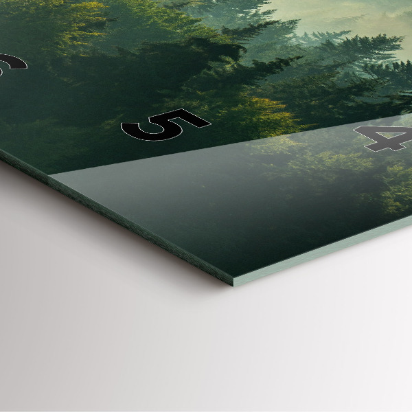 Kwadratowy zegar Wschód słońca Beskidy