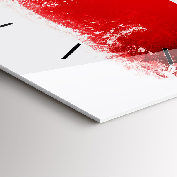 Kwadratowy zegar Flaga Czech