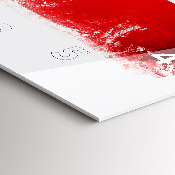 Kwadratowy zegar Flaga Czech