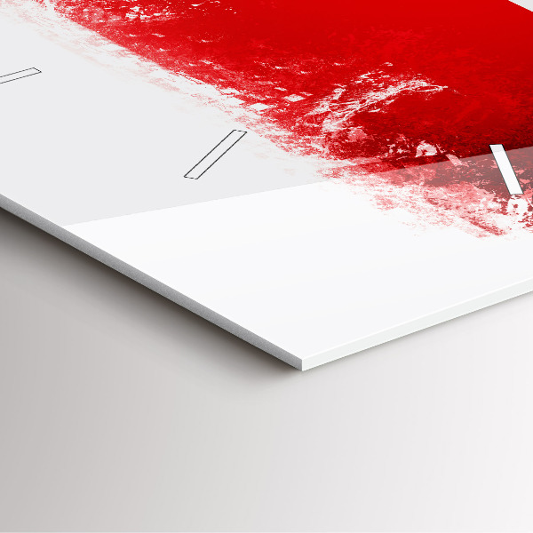 Kwadratowy zegar Flaga Czech