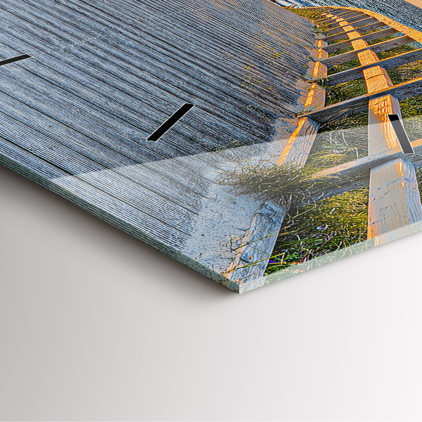 Kwadratowy zegar Wakacje na plaży