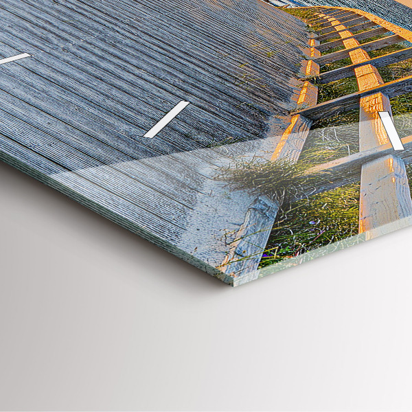 Kwadratowy zegar Wakacje na plaży