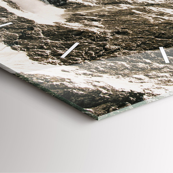 Zegar na ścianę kwadratowy Góry Watzmann