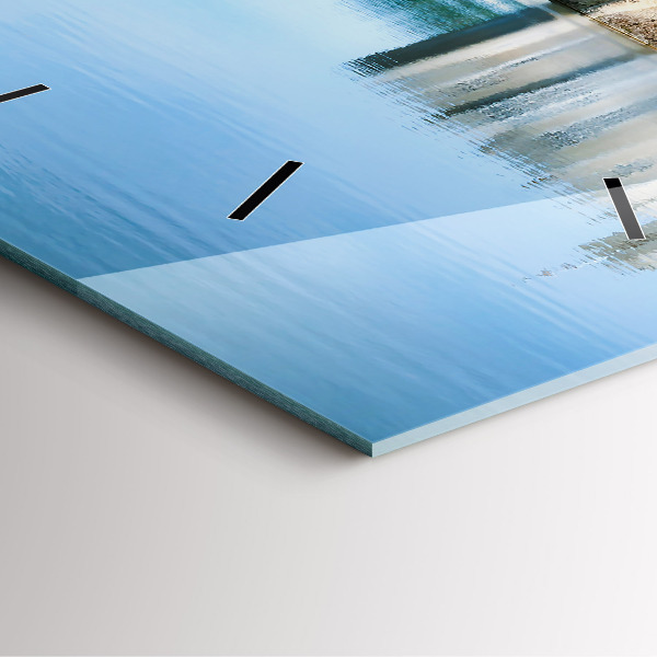 Kwadratowy zegar Zamek w Leeds