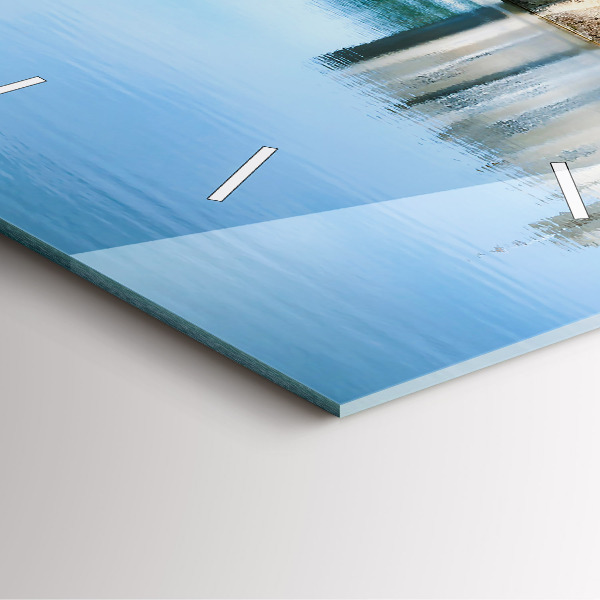 Kwadratowy zegar Zamek w Leeds