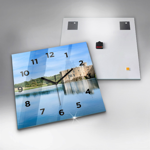 Kwadratowy zegar Zamek w Leeds