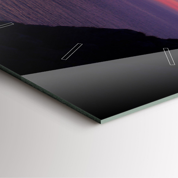 Kwadratowy zegar Kamienna głowa