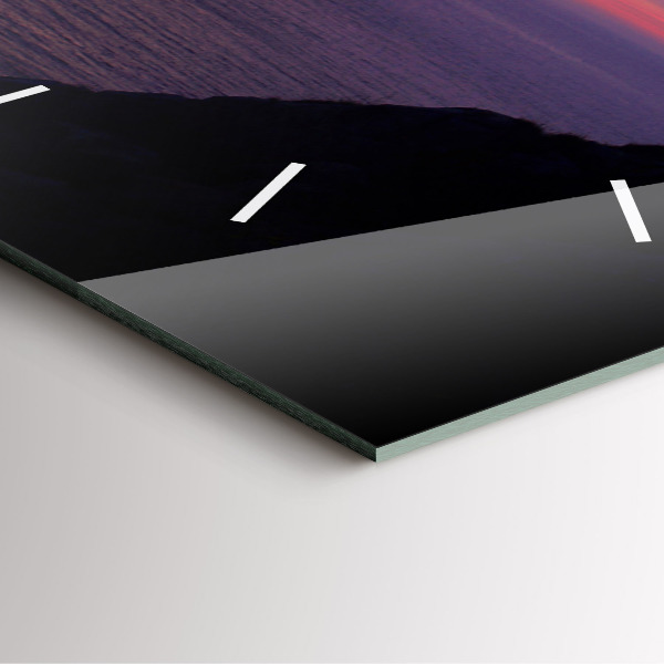 Kwadratowy zegar Kamienna głowa