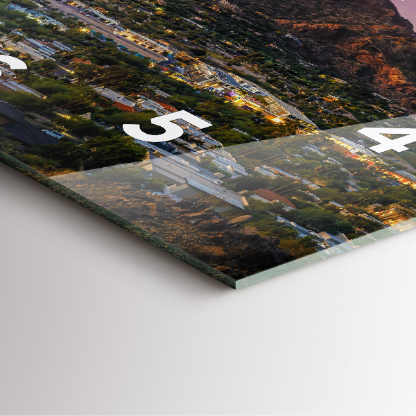 Zegar na ścianę kwadratowy Górski Krajobraz