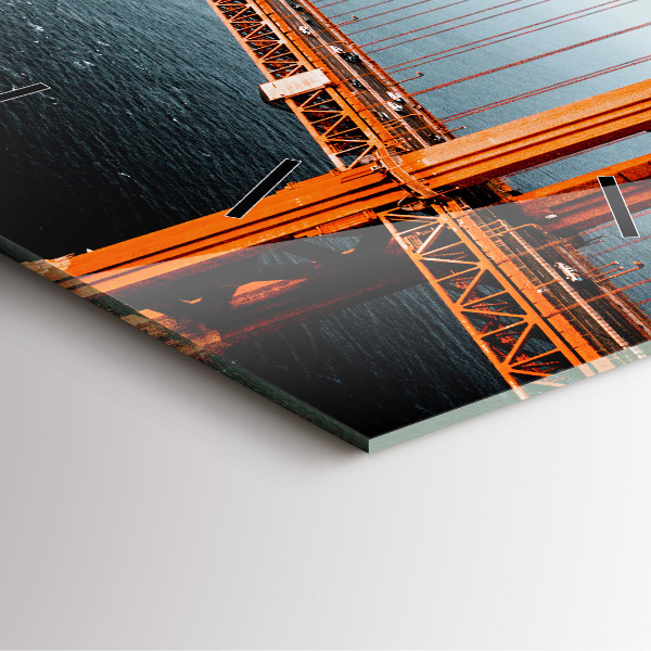 Kwadratowy zegar Most Golden Gate