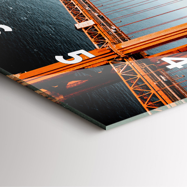 Kwadratowy zegar Most Golden Gate