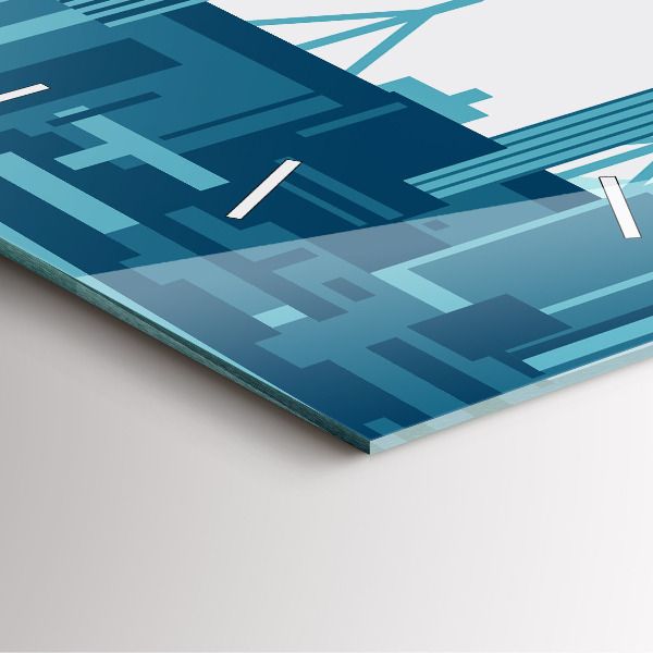 Zegar na ścianę kwadratowy Architektura w USA