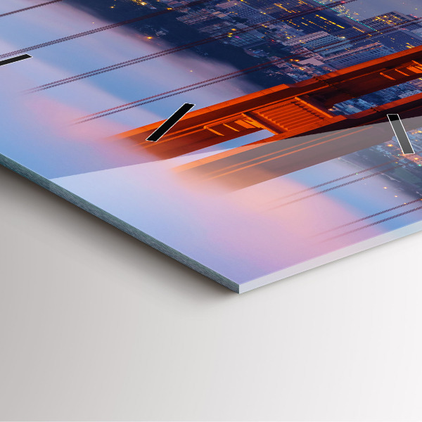 Kwadratowy zegar Most w San Francisco