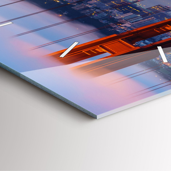 Kwadratowy zegar Most w San Francisco