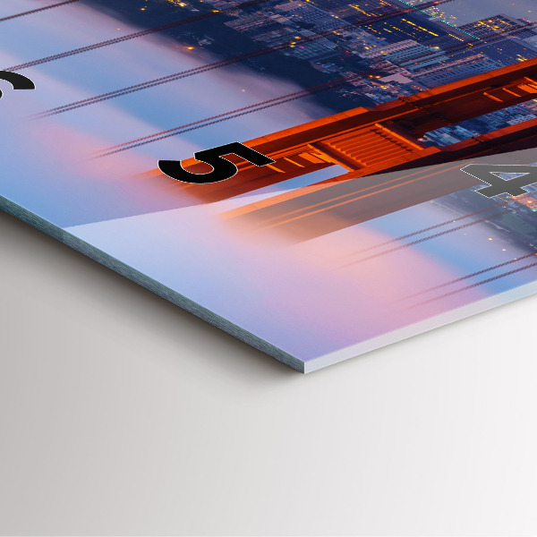 Kwadratowy zegar Most w San Francisco