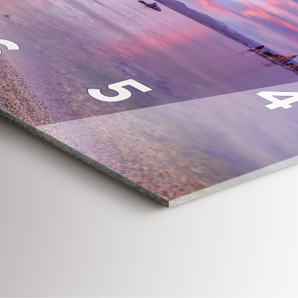 Kwadratowy zegar Wschód słońca Kalifornia