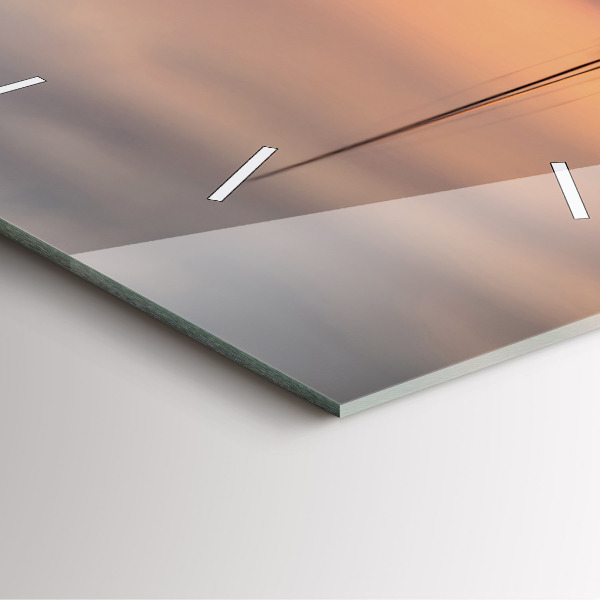 Zegar na ścianę kwadratowy Jezioro Balaton USA