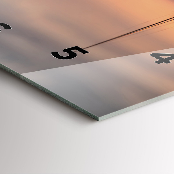 Zegar na ścianę kwadratowy Jezioro Balaton USA