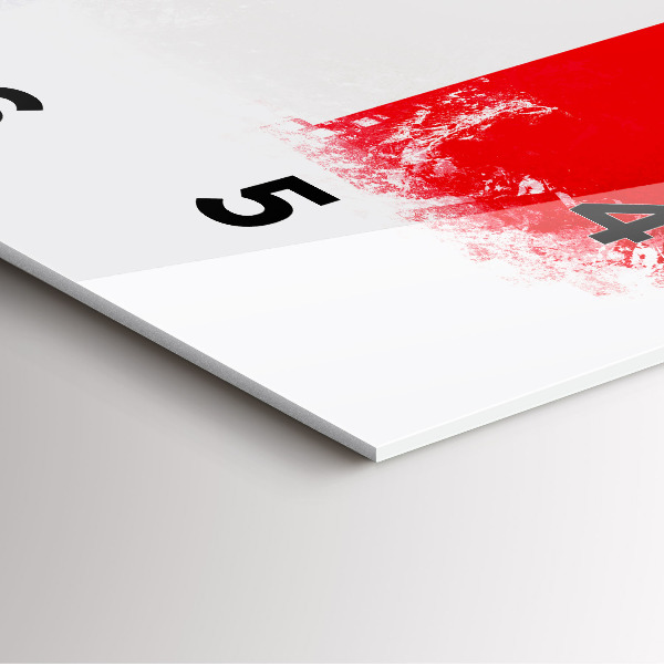 Kwadratowy zegar Flaga Francji