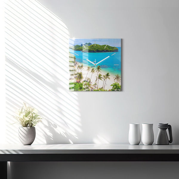 Kwadratowy zegar Park narodowy Tajlandia