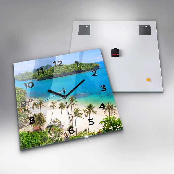 Kwadratowy zegar Park narodowy Tajlandia