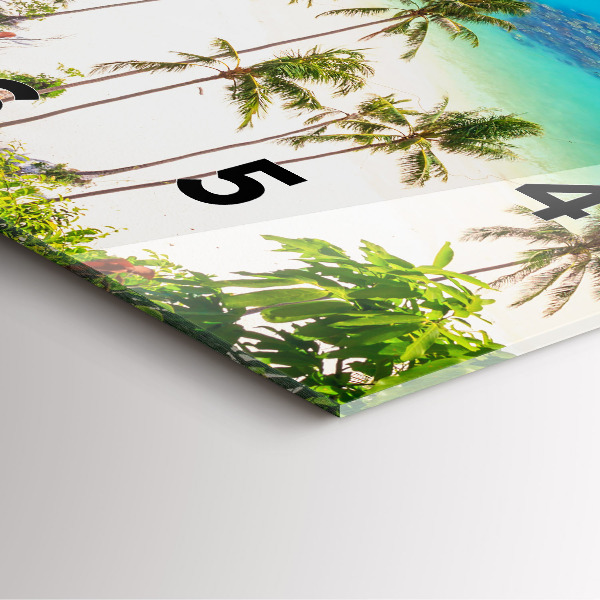 Kwadratowy zegar Park narodowy Tajlandia