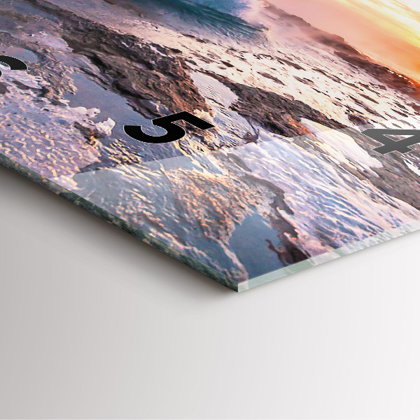 Kwadratowy zegar Gejzer na wyspie Islandia