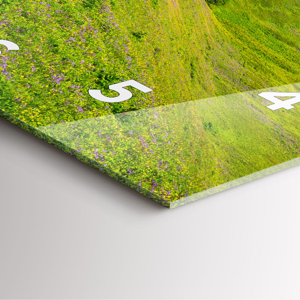 Zegar na ścianę kwadratowy Rezerwat Hornstrandir Islandia