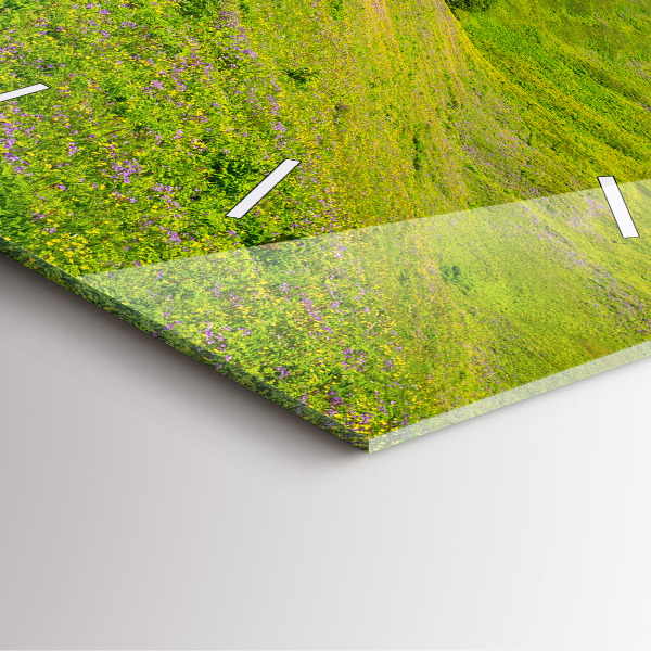 Zegar na ścianę kwadratowy Rezerwat Hornstrandir Islandia