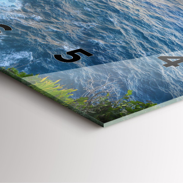 Kwadratowy zegar Wybrzeże Oceanu