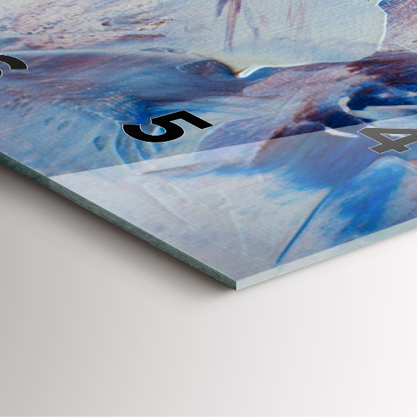 Kwadratowy zegar Abstrakcja tekstura farby