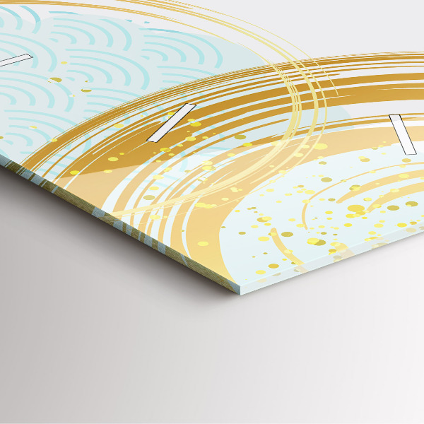 Zegar ścienny kwadratowy Dekoracyjny wzór