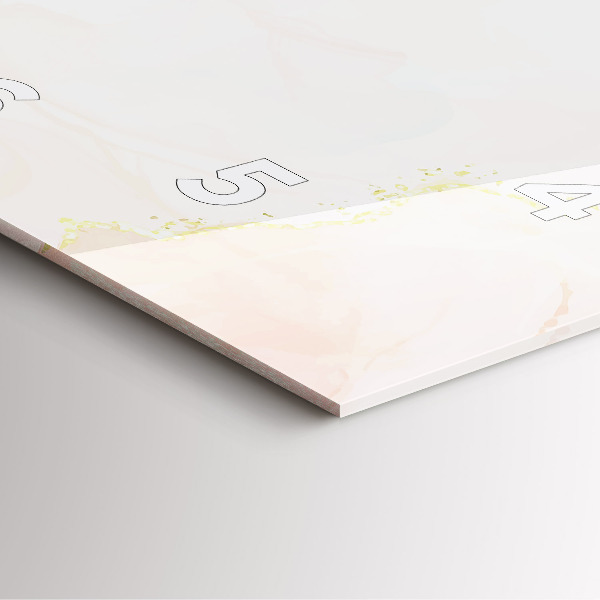 Zegar ścienny kwadratowy Akwarelowy marmur