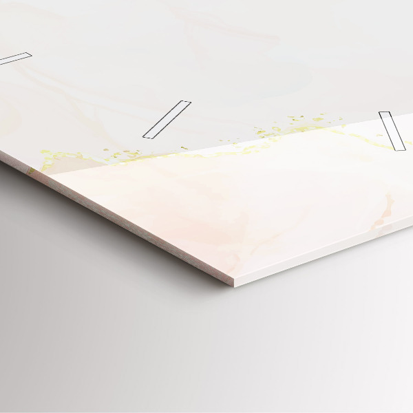 Zegar ścienny kwadratowy Akwarelowy marmur