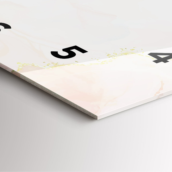 Zegar ścienny kwadratowy Akwarelowy marmur