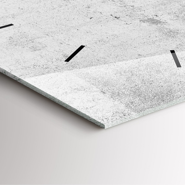 Zegar ścienny kwadratowy Betonowy mur