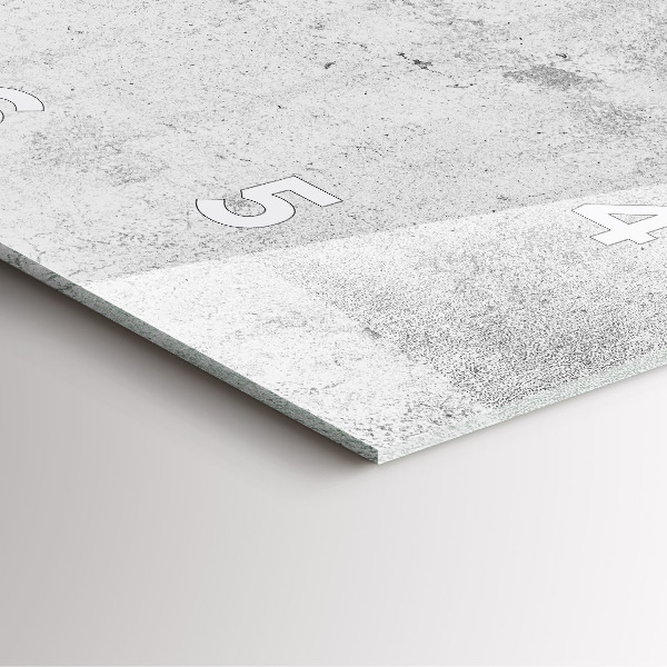 Zegar ścienny kwadratowy Betonowy mur