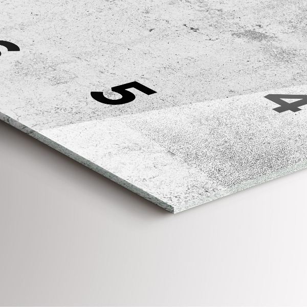 Zegar ścienny kwadratowy Betonowy mur