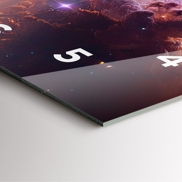 Zegar ścienny kwadratowy Kosmiczny świat gwiazd