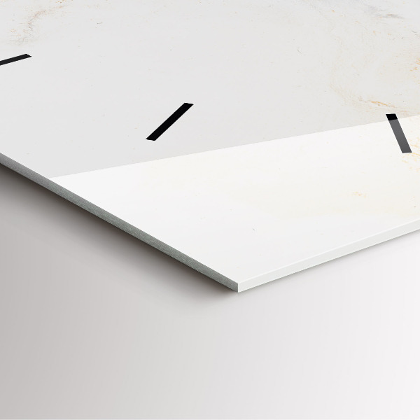 Zegar na ścianę kwadratowy Artystyczny marmur