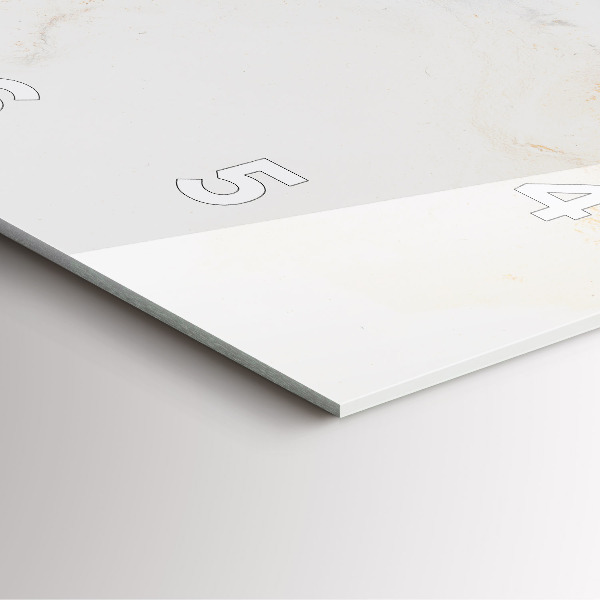 Zegar na ścianę kwadratowy Artystyczny marmur